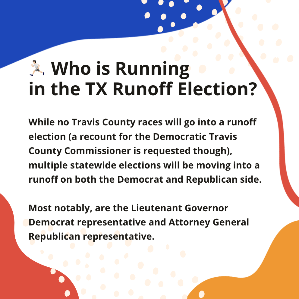 Travis County, Texas 2022 Primary Election Runoff Rundown ATA